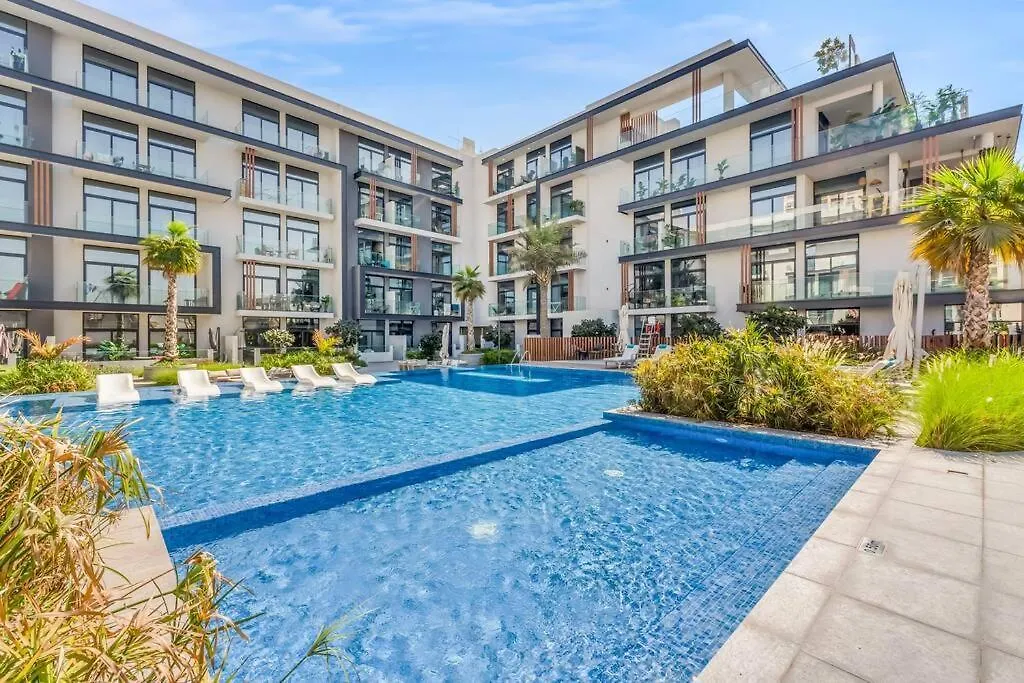 Apartament Waves - Spacious 1Br With Balcony In Jvc Dubaj