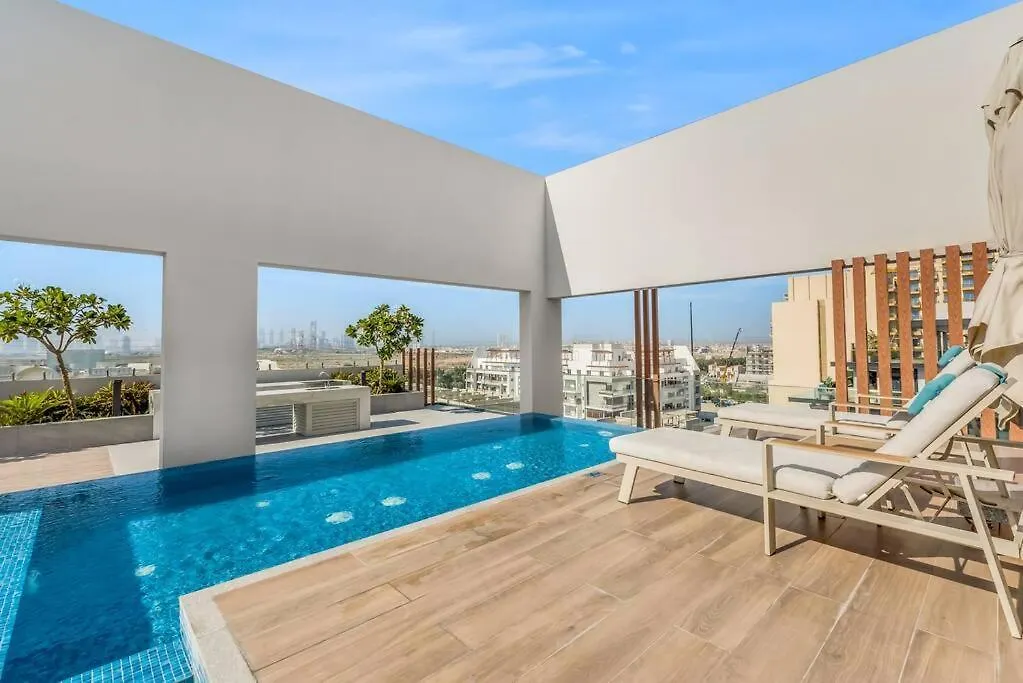 Waves - Spacious 1Br With Balcony In Jvc Dubai 0*,
